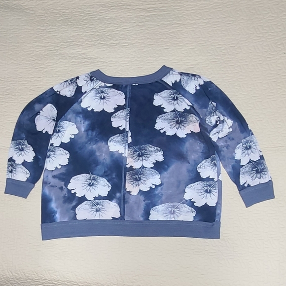 Easel Floral crew neck sweatshirt size M - Picture 6 of 6